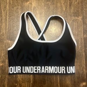 Black Under Armour Sports Bra